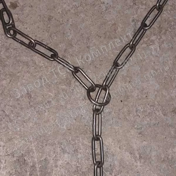 Цепь для привязи скота, групповая (автопривязь)